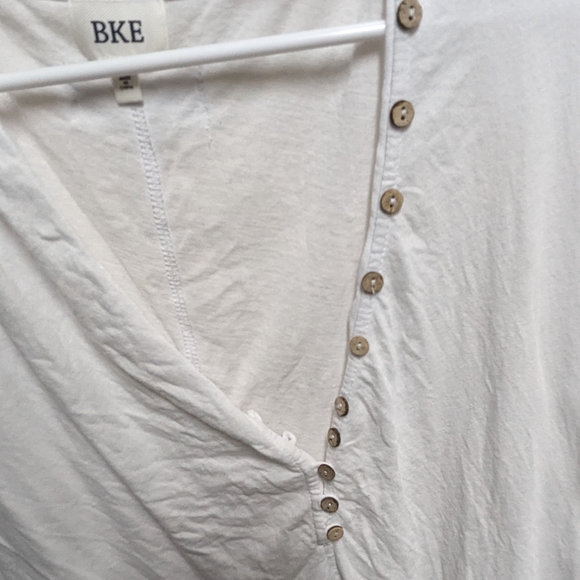 BKE Raw Edge V-Neck Henley - Picture 6 of 8